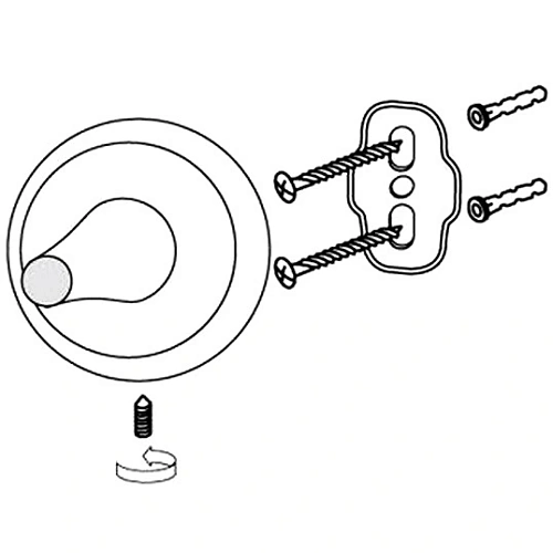 Держатель для туалетной бумаги металлический 1657_8