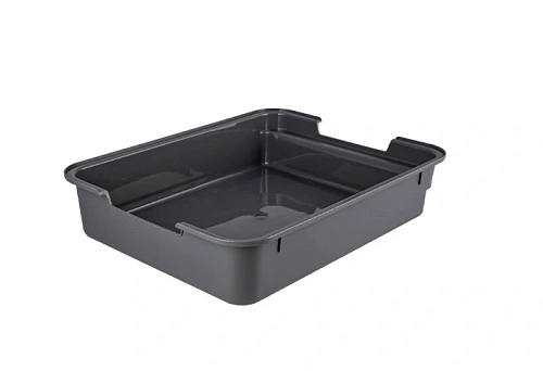 Лоток для кошачьего туалета Lapki, цвет графит, 38*30*8см