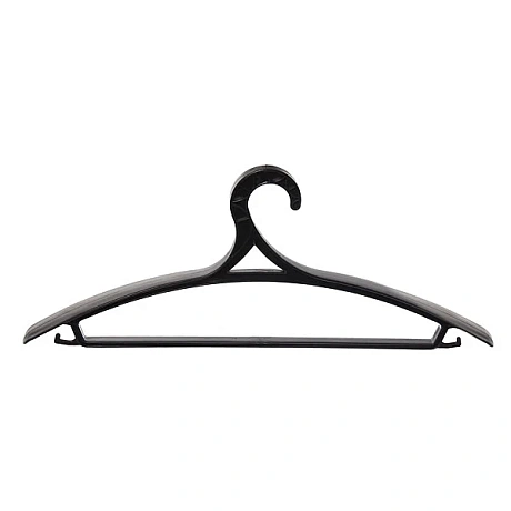 Плечики для верхней одежды 1шт "ЭКСПЕРТХАУС", цвет черный, 52-54р С520