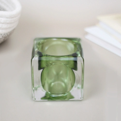 Подсвечник "ICE" 5*5 см, Изумруд